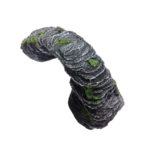 GALPADA Resin Schildkrötenplattform mit Rampe Langlebig Steinbrücken Design Große Sonnenfläche Versteck für Schildkröten Leopardgeckos Bartagamen Aquarium Deko GALPADA Resin Schildkrötenplattform mit Rampe Langlebig Steinbrücken Design Große Sonnenfläche Versteck für Schildkröten Leopardgeckos Bartagamen Aquarium Deko von GALPADA
