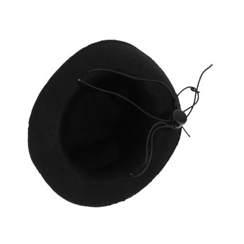GALPADA Robuster Cowboy Hundehut aus Hochwertigem Material Modisches Accessoire für Kleine Hunde und Katzen Leichter Bequemer Haustierhut für Kostümpartys Foto Requisiten für Geburtstage von GALPADA