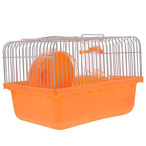 GALPADA Rosa Käfig Haustierspielzeug Haustier Transportkäfig Ratten Reisekäfig Tragekäfig Für Hamster Meerschweinchen Käfigzubehör Zwerghamster Tragetasche Kleiner Käfig Hamster von GALPADA