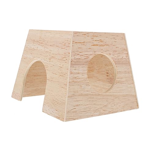 GALPADA Rutin Hühnerchalet Hamsterhaus Höhle Grübler Wachtel Nest Tiere Futterspender Hängematte Ratte Haustier Verschachtelung Wurf Versteck Coop Käfig Kaninchen Hund Holz von GALPADA