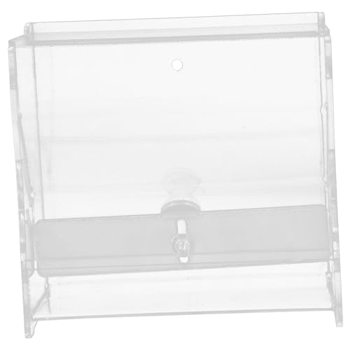 GALPADA Rutin Hühnerfutterschale Transparente Automatische Futterstation für Rutin Hühner und Hygienisch Reinigen Große Kapazität für Papageien von GALPADA