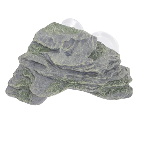 GALPADA Schildkröten Aquarium Kletterplattform Reptilien Tank Dekoration Verstellbar mit Saugnäpfen Natürliches Felsdesign Ruheinsel für Wasserschildkröten Terrarium Zubehör GALPADA Schildkröten Aquarium Kletterplattform Reptilien Tank Dekoration Verstellbar mit Saugnäpfen Natürliches Felsdesign Ruheinsel für Wasserschildkröten Terrarium Zubehör von GALPADA
