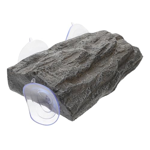 GALPADA Schildkröten Sonnenplatz mit Saugnapf Kletterplattform aus Robustem Material für Kleine Wasserschildkröten und Reptilien Dekorative Aquarium Plattform rutschfest Langlebig von GALPADA