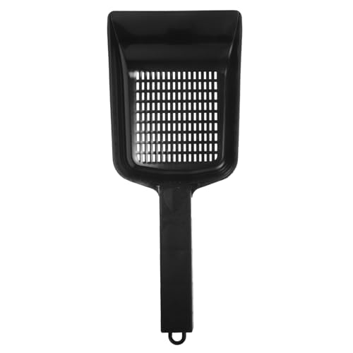 GALPADA Sedimenträumschaufel Panzer Besonderheit Fisch Tank Reiniger Für Zubehör Schaber Scoop Kunststoff-Aquarium-Schaufel Aquarienreinigungsschaufel Aquarienschaufel Plastik Black von GALPADA