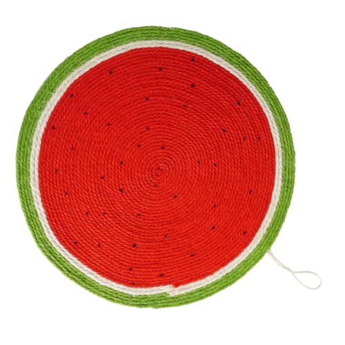 GALPADA Sisal Kratzmatte für Katzen Watermelon Design Katzenspielzeug Katzenkratzbrett zum Krallenwetzen Möbel und Sofaschutz für Kätzchen und Hauskatzen GALPADA Sisal Kratzmatte für Katzen Watermelon Design Katzenspielzeug Katzenkratzbrett zum Krallenwetzen Möbel und Sofaschutz für Kätzchen und Hauskatzen von GALPADA