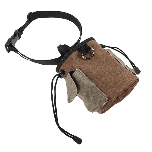 GALPADA Dog Walking Bag Praktischer Futterbeutel Für Hundetraining Verstellbare Bauchtasche Mit Integriertem Kotbeutelspender Geeignet Für Unterwegs Leicht Zu Reinigen Und von GALPADA