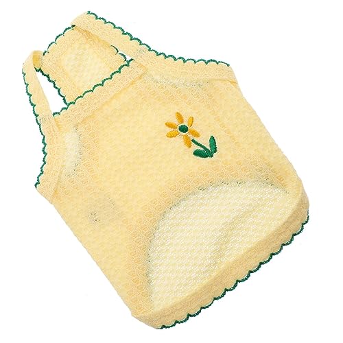 GALPADA Stylisches Hundeshirt für Sommer Bequemes Atmungsaktives Hunde Design mit Stickerei für Kleine Hunde Gelb für und Ausflüge GALPADA Stylisches Hundeshirt für Sommer Bequemes Atmungsaktives Hunde Design mit Stickerei für Kleine Hunde Gelb für und Ausflüge von GALPADA