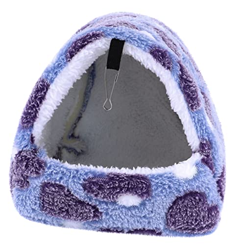 GALPADA Thermohängendes Hamster Hängematte aus Baumwolle Winterbett für Hamster für Käfige Metallhaken und Atmungsaktiv für Kleintiere Pflegeleicht und Wiederverwendbar von GALPADA