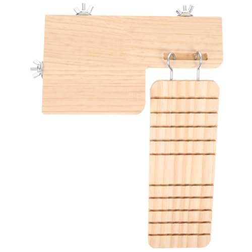 GALPADA Thickened Holzleiter Haustier Anti Biss rutschfeste Hängende Plattform für Hamster Meerschweinchen und Kleine Tiere Sicher Natürliches Kletterspielzeug Zufälliger Stil GALPADA Thickened Holzleiter Haustier Anti Biss rutschfeste Hängende Plattform für Hamster Meerschweinchen und Kleine Tiere Sicher Natürliches Kletterspielzeug Zufälliger Stil von GALPADA
