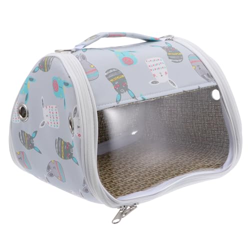 GALPADA Tragbare Haustier Tragetasche für Hamster und Chinchilla Atmungsaktiver Outdoor Reiserucksack Bequem zum Wandern Radfahren und Shopping Diagonaler Schultergurt Leicht und von GALPADA
