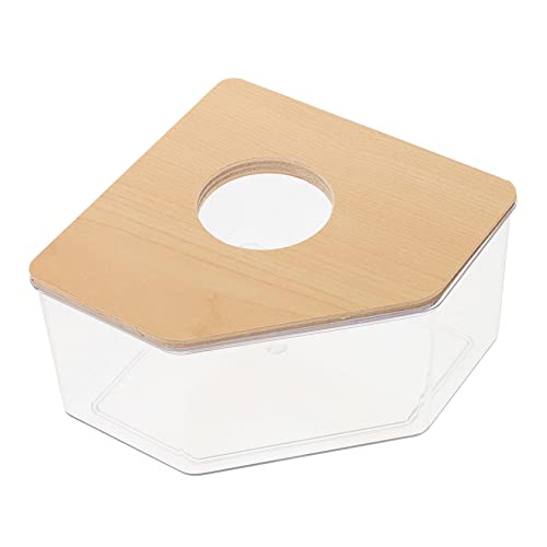 GALPADA Transparente Hamster Sandbad Box Multifunktionale Sandbadewanne und Toilette für Kleine Haustiere Chinchilla Badezimmer Atmungsaktiv Geruchsfrei Robust für Hamster und Rennmäuse von GALPADA