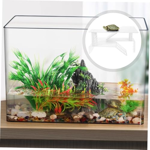 GALPADA Transparente Schildkröten Sonnenplattform aus Umweltfreundlichem Kunststoff Abriebfest und Farbecht mit Breiter Liegefläche zum Sonnenbaden und Klettern für Terrarien und Aquarium GALPADA Transparente Schildkröten Sonnenplattform aus Umweltfreundlichem Kunststoff Abriebfest und Farbecht mit Breiter Liegefläche zum Sonnenbaden und Klettern für Terrarien und Aquarium von GALPADA