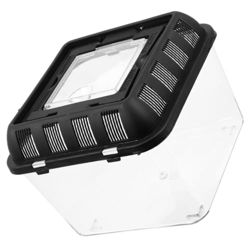 GALPADA Transportbox Für Schildkröten Mit Transparente Reptilien Zuchtbox Als Fütterungsbox Für Haustiere Und Reptilien Material von GALPADA