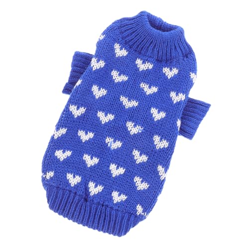 GALPADA Valentinstag Hundepullover Strickpullover mit Herzmuster Dehnbarer Hautfreundlicher Hundepullover für Kleine bis Mittelgroße Hunde Warmes Winteroutfit XL Geeignet für Alltag und GALPADA Valentinstag Hundepullover Strickpullover mit Herzmuster Dehnbarer Hautfreundlicher Hundepullover für Kleine bis Mittelgroße Hunde Warmes Winteroutfit XL Geeignet für Alltag und von GALPADA