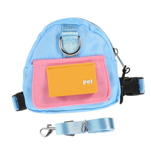 GALPADA Verstellbarer Hund Rucksack mit Kotbeutelspender und Snackfach Tragbare Haustier Tragetasche für Outdoor Wandern und Reisen Atmungsaktiv und Robust Geeignet für Kleine Hunde GALPADA Verstellbarer Hund Rucksack mit Kotbeutelspender und Snackfach Tragbare Haustier Tragetasche für Outdoor Wandern und Reisen Atmungsaktiv und Robust Geeignet für Kleine Hunde von GALPADA