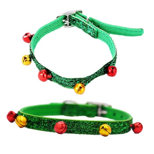 GALPADA Verstellbares Haustierhalsband mit Bunten Glocken Weihnachtliches Hundekatzenhalsband Langlebiges Komfortables Design für Spaziergänge und Outdoor-Sport Modisches GALPADA Verstellbares Haustierhalsband mit Bunten Glocken Weihnachtliches Hundekatzenhalsband Langlebiges Komfortables Design für Spaziergänge und Outdoor-Sport Modisches von GALPADA
