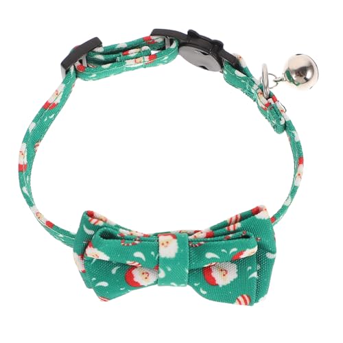GALPADA Verstellbares Katzenhalsband mit Glocke und Abnehmbarer Fliege Langlebiges Material Passend für Katzen Festliches Weihnachtsdesign Leuchtende Farben für Kätzchen und Haustier Deko GALPADA Verstellbares Katzenhalsband mit Glocke und Abnehmbarer Fliege Langlebiges Material Passend für Katzen Festliches Weihnachtsdesign Leuchtende Farben für Kätzchen und Haustier Deko von GALPADA