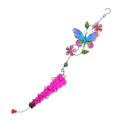 GALPADA Vintage Kolibri Futterspender Eisen Futterspender Glas Glas Wasser Futterspender GALPADA Vintage Kolibri Futterspender Eisen Futterspender Glas Glas Wasser Futterspender von GALPADA