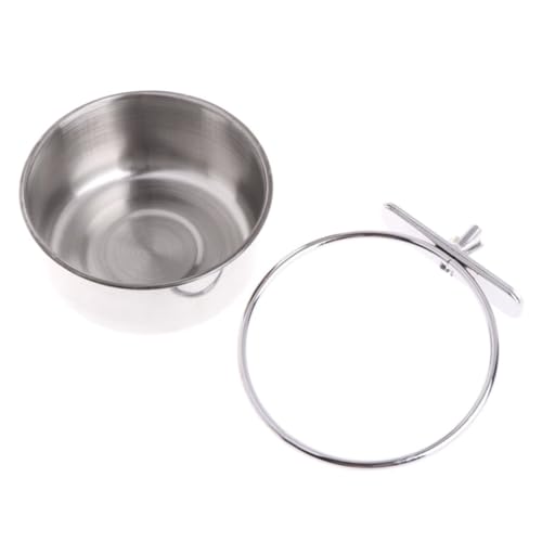 GALPADA Vogel Futter und Wassernapf für Papageien und Kleine Vögel Langlebige Leicht zu Reinigende Futterbox für Käfig Praktischer Trink und Futterspender für Wellensittiche und von GALPADA