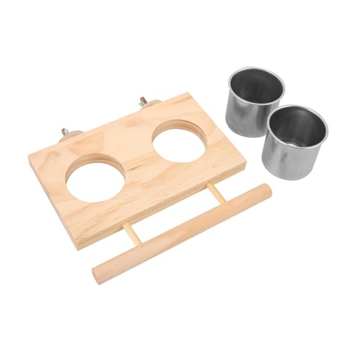 GALPADA Vogel Futterbecher mit Ständer Stabiler Papagei Futterspender Geeignet für Wellensittiche Kanarienvögel Innen und Außen Käfigmontage für Wasser und Futter Ergonomisch für Gesunde GALPADA Vogel Futterbecher mit Ständer Stabiler Papagei Futterspender Geeignet für Wellensittiche Kanarienvögel Innen und Außen Käfigmontage für Wasser und Futter Ergonomisch für Gesunde von GALPADA