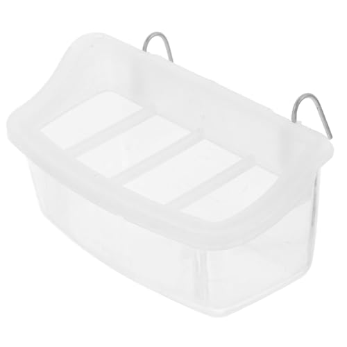 GALPADA Vogel Futterspender mit Spritzschutz Transparente Futterbox für Papageien und Wellensittiche Material Vielseitig Hängbar für Käfige Einfache und GALPADA Vogel Futterspender mit Spritzschutz Transparente Futterbox für Papageien und Wellensittiche Material Vielseitig Hängbar für Käfige Einfache und von GALPADA