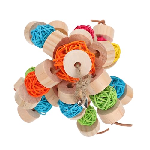 GALPADA Vogel holzspielzeug knete Nagespielzeug Vogelaktivitätsspielzeug kauspielzeug Ball beissen für sicheres Beißspielzeug kreatives Papageienspielzeug Sepak Takraw GALPADA Vogel holzspielzeug knete Nagespielzeug Vogelaktivitätsspielzeug kauspielzeug Ball beissen für sicheres Beißspielzeug kreatives Papageienspielzeug Sepak Takraw von GALPADA