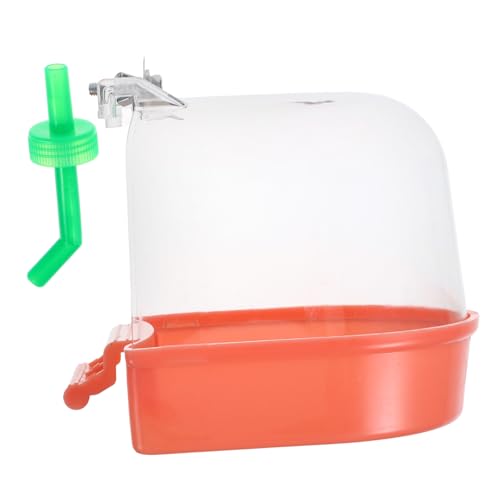 GALPADA Vogelbad Für Käfig, Vogelbadewanne, Papageienbadewanne, Duschbox, Vogelkäfigzubehör, Sittichkäfigbadewanne, Papageienbadewanne Für Nymphensittiche von GALPADA