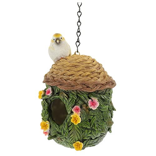GALPADA Vogelhaus für Gartenvögel Warmes Nistkästchen für Papageien Außen Dekoration für Winter Hängendes Vogelnest für Vogel und Haustierbesitzer GALPADA Vogelhaus für Gartenvögel Warmes Nistkästchen für Papageien Außen Dekoration für Winter Hängendes Vogelnest für Vogel und Haustierbesitzer von GALPADA