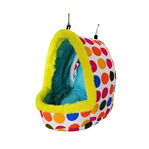GALPADA Vogelhütte Für Drinnen - Plüsch Vogelkäfig Wärmer Für Papageien Und Nager - Kuschelige Höhle Für Optimalen Schlafkomfort Und Gemütlich 30x25cm Ideal Für von GALPADA