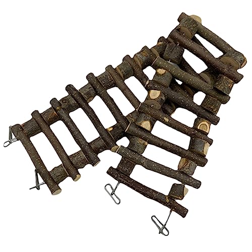 GALPADA Vogelleiter aus Echtem Holz Kletterspielzeug für Papageien und Kleintiere Robustes Kauspielzeug Lange Haustierleiter für Hamster Chinchilla Mäuse und Wellensittiche GALPADA Vogelleiter aus Echtem Holz Kletterspielzeug für Papageien und Kleintiere Robustes Kauspielzeug Lange Haustierleiter für Hamster Chinchilla Mäuse und Wellensittiche von GALPADA