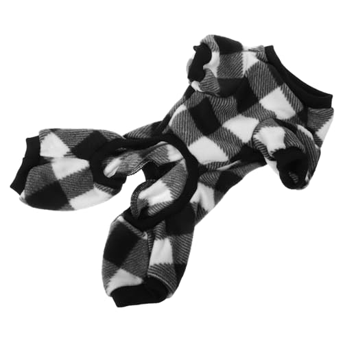 GALPADA Warme Hundeweste Winterjacke aus Weichem Polar-Fleece Atmungsaktiv und Winddicht für Kleine Hunde und Katzen Modische und Strapazierfähige Haustierkleidung S Schwarz von GALPADA