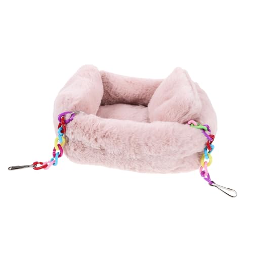 GALPADA Warme Komfortable Hamster und Meerschweinchen Hängematte aus Baumwolle Platzsparendes Design Einfach im Käfig zu Befestigen für Nagetiere und Kleine Haustiere im Winter von GALPADA
