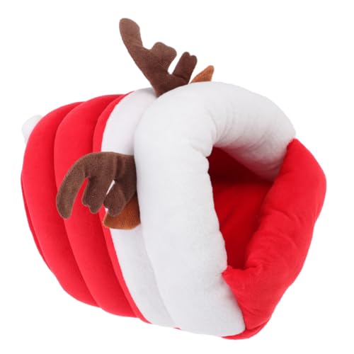 GALPADA Warmer Hamsterhaus aus Baumwolle Rehförmiges Kleintier-Zelt Weiches Schlafhaus für Hamster und Kleine Haustiere Kuschelige Rückzugsmöglichkeit für Winter und Innenräume GALPADA Warmer Hamsterhaus aus Baumwolle Rehförmiges Kleintier-Zelt Weiches Schlafhaus für Hamster und Kleine Haustiere Kuschelige Rückzugsmöglichkeit für Winter und Innenräume von GALPADA