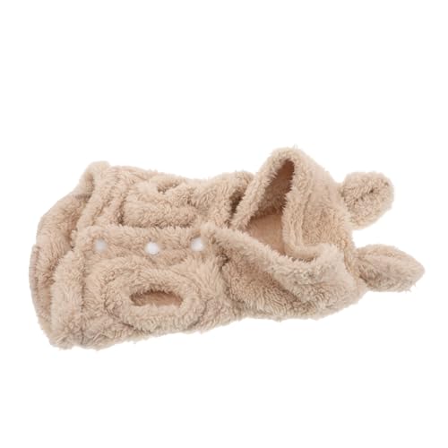 GALPADA Warmer Haustier-Kapuzenpullover mit Niedlichen Hasenohren Leichter Hund und Katzen Hoodie Einfach Anzuziehen für Kleine Hunde Katzen und Kaninchen Vielseitig für Innen Außenbereich von GALPADA