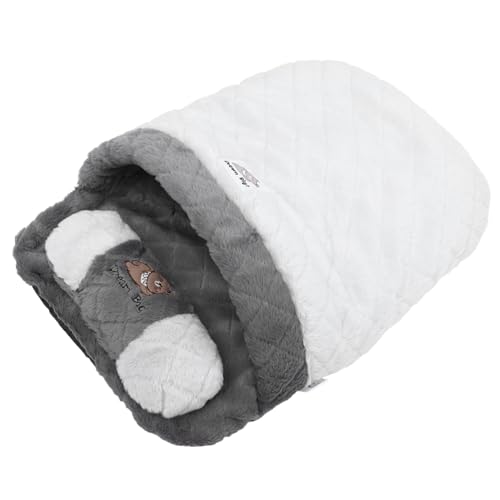 GALPADA Warmer Katzen Schlafsack aus Gemütliches Haustierbett und Nest Winterfestes Versteck für Katzen und Kleine Hunde Flauschiges Schlafplatz Design für Haustiere GALPADA Warmer Katzen Schlafsack aus Gemütliches Haustierbett und Nest Winterfestes Versteck für Katzen und Kleine Hunde Flauschiges Schlafplatz Design für Haustiere von GALPADA