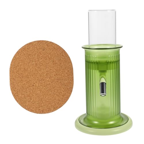 GALPADA Wasserflasche für Hamster flüssig Meerschweinchen Röhren Spatz Haustier hamsterzubehör Hamster zubehör Hamster Trinkgefäß Käfig Hamster Flasche Haushaltswasserspender Glas Green von GALPADA