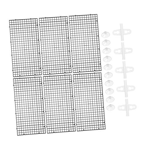 GANAZONO 1 Satz Aquarium Trennwand Set Teiliges Tank Divider Panel mit Schwarzen Trennwänden und Saugnäpfen zur Isolation von Fischen um Überlebensraten zu Erhöhen und GANAZONO 1 Satz Aquarium Trennwand Set Teiliges Tank Divider Panel mit Schwarzen Trennwänden und Saugnäpfen zur Isolation von Fischen um Überlebensraten zu Erhöhen und von GANAZONO