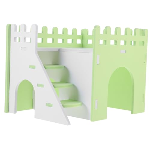 GANAZONO 1 Satz Hamsterhaus Hamster hamsterspielzeug hamsterkäfig Hütte Plattform für Hamsterleitern Versteckhaus für Meerschweinchen Hamster-Doppeldecker-Versteck GANAZONO 1 Satz Hamsterhaus Hamster hamsterspielzeug hamsterkäfig Hütte Plattform für Hamsterleitern Versteckhaus für Meerschweinchen Hamster-Doppeldecker-Versteck von GANAZONO