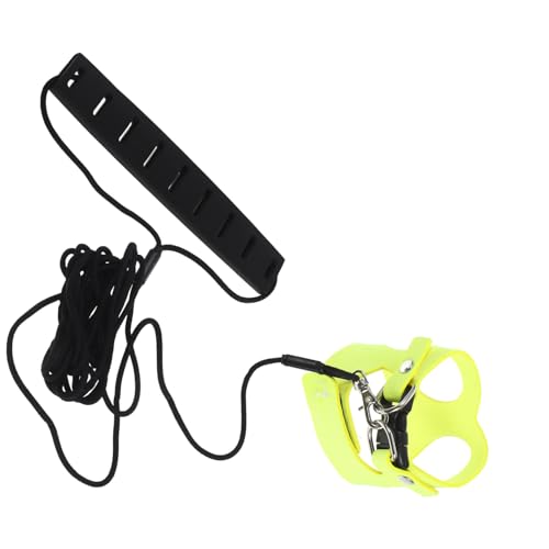 GANAZONO 1 Satz Kaninchenleinen-Kit winzig züchten für Weste Hamster Leine hundezubehör Haustiere Lederband kleines Haustierkabelbaum Eichhörnchengeschirr und Leine Light Green von GANAZONO