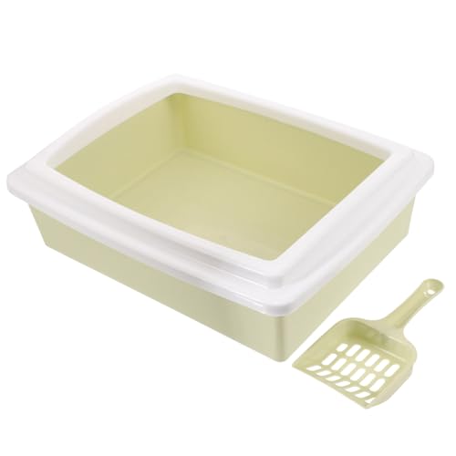 GANAZONO Robustes Katzenklo Aus Pp-Material Mit Großem Platzangebot – Spritzwassergeschützte Katzentoilette Für Zuhause GANAZONO Robustes Katzenklo Aus Pp-Material Mit Großem Platzangebot – Spritzwassergeschützte Katzentoilette Für Zuhause von GANAZONO