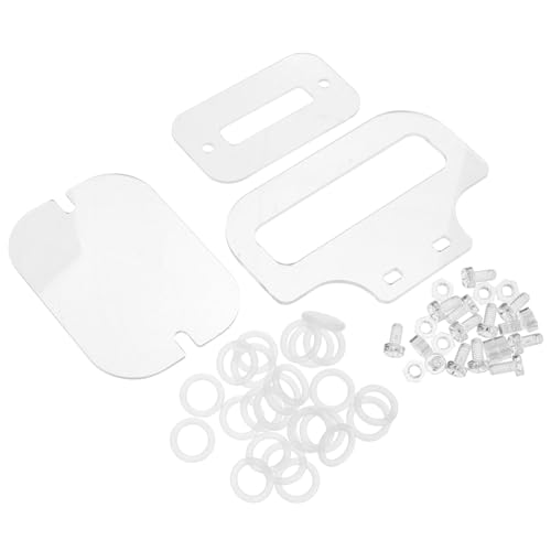 GANAZONO 1 Set Durchsichtige Käfigteile Aus Für Hamster – Transparente Schrauben Und Muttern – Schraubenbefestigungsset Für Käfige Für Rennmäuse Und Kleintiere GANAZONO 1 Set Durchsichtige Käfigteile Aus Für Hamster – Transparente Schrauben Und Muttern – Schraubenbefestigungsset Für Käfige Für Rennmäuse Und Kleintiere von GANAZONO