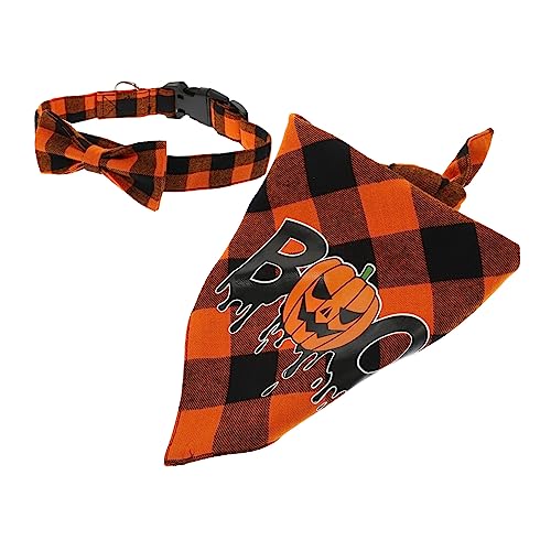 GANAZONO 1 Set Halloween Dreieckstuch Zubehör Für Kleine Hunde Hundehalstuch Für Kleine Hunde Hunde Bandana Schal Welpenhalsbänder Hunde Overall Hunde Outfit Kleines Hundehalsband von GANAZONO