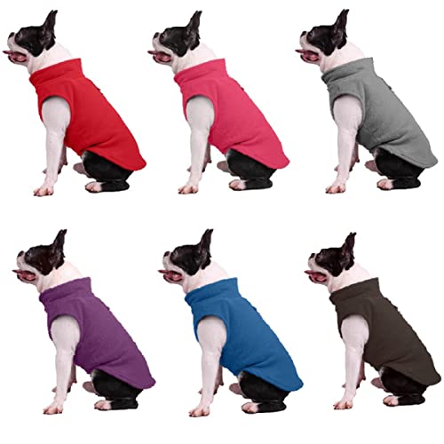 GANAZONO 1 Stück Hundekleidung aus Polar Fleece für Winter Warmer Bequemer Overall für Partys und Besondere Anlässe für Hunde Atmungsaktiv und Süß von GANAZONO