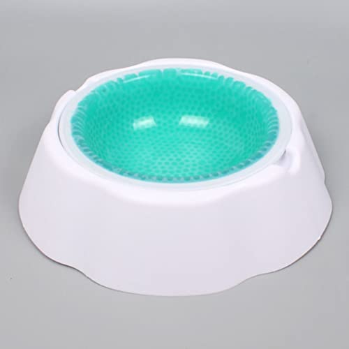 GANAZONO 1 Stück Kühlender Haustiernapf für Sommer Pet Cooler Bowl aus Langlebigem Material für Hunde und Katzen Leicht und Platzsparend Einfach zu Reinigen Geeignet für Futter und Wasser von GANAZONO