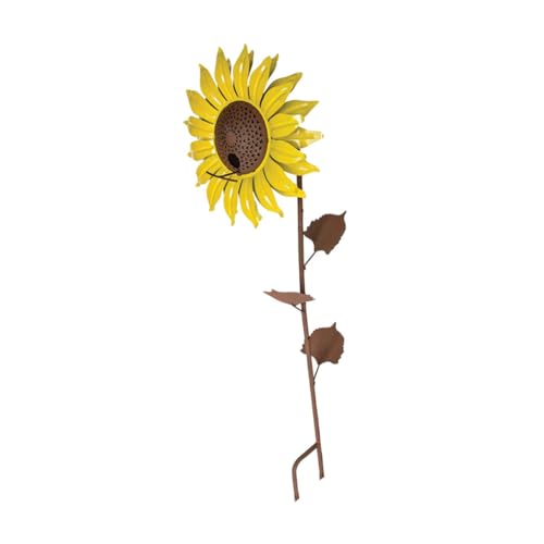 GANAZONO 1 Stück Metall Vogelfutterstation Sonnenblume Dekorativer Futterspender für Wildvögel für Kanarienvögel Papageien und Andere Kleine Vögel Robust und Langlebig GANAZONO 1 Stück Metall Vogelfutterstation Sonnenblume Dekorativer Futterspender für Wildvögel für Kanarienvögel Papageien und Andere Kleine Vögel Robust und Langlebig von GANAZONO