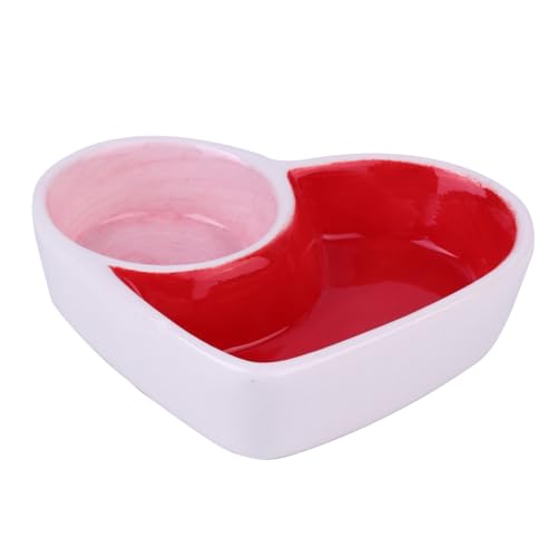 GANAZONO 1 Stück Pet Food Bowl für Kleine Haustiere Langlebige Keramikschüssel für Hamster für Trockenfutter Leckerlis oder Wasser rutschfest und Leicht zu Reinigen von GANAZONO