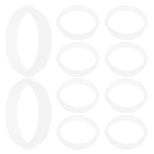 GANAZONO 10 Stück Hamstertunnel Verbindungsstück Mäuselabyrinth Hamsterröhren Verstecke Hamsterzubehör Röhren Hamsterverbindungsringe Hamsterkäfig Ersatzkäfige Mäusekäfig von GANAZONO