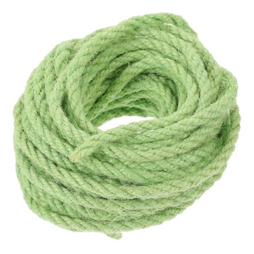 GANAZONO 10M DIY Katzenklettergerüst Sisal Seil Flexibles Langlebiges Katzenzubehör aus Naturmaterial für Kratzmöbel und Spielzeuggestaltung Grün GANAZONO 10M DIY Katzenklettergerüst Sisal Seil Flexibles Langlebiges Katzenzubehör aus Naturmaterial für Kratzmöbel und Spielzeuggestaltung Grün von GANAZONO