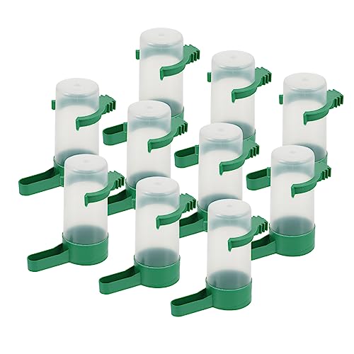 GANAZONO 10Stücke Papagei Wasserspender für Automatischer Trinkbehälter für Papageien Tauben und Andere Vogelarten Auslass Vogelzubehör GANAZONO 10Stücke Papagei Wasserspender für Automatischer Trinkbehälter für Papageien Tauben und Andere Vogelarten Auslass Vogelzubehör von GANAZONO