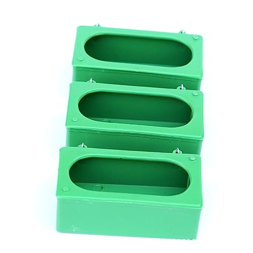 GANAZONO 10Stücke Vogelfütterer für Tauben Hängender Futternapf mit Splash Design Langlebig und Geruchlos für Vogelbedarf Käfigen Freien von GANAZONO